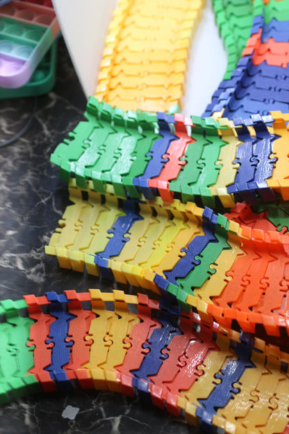Magic Track Trax Flexible Track huge Lot Of Track for Cars parts pieces toys