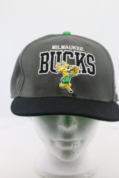 Milwaukee Bucks Mitchell & Ness Snapback Hat Hardwood Classics NBA