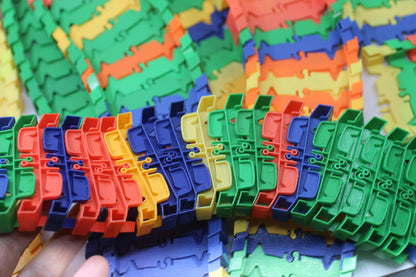Magic Track Trax Flexible Track huge Lot Of Track for Cars parts pieces toys