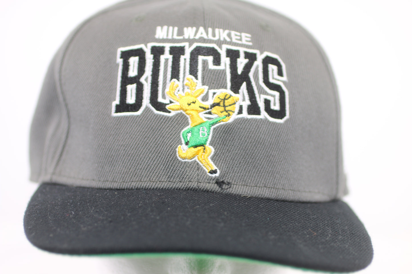 Milwaukee Bucks Mitchell & Ness Snapback Hat Hardwood Classics NBA