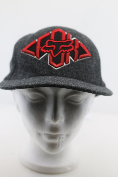 Fox Racing Wool Blend Snapback Cap “Created to Destroy” Logo OSFA