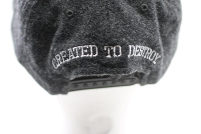 Fox Racing Wool Blend Snapback Cap “Created to Destroy” Logo OSFA