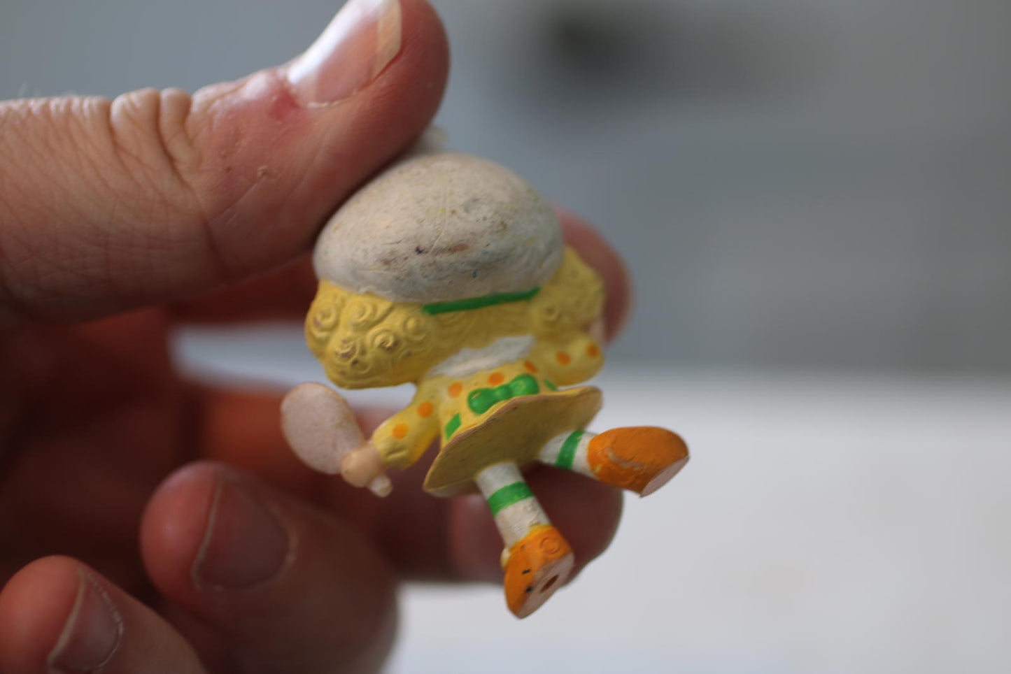 Strawberry Shortcake PVC Miniature Mini LEMON MERINGUE WITH MIRROR 1981