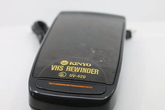 Kinyo VHS Video Cassette Tape Rewinder Model No. 190103 Auto Soft Stop Eject