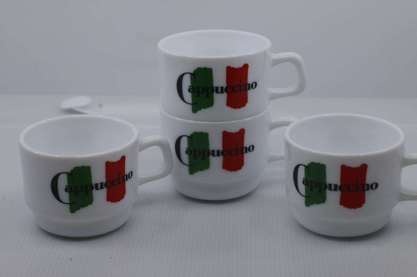 Lot of 4 Arcopal France Set of 4 Maxwell House Small Cappuccino Cups #1