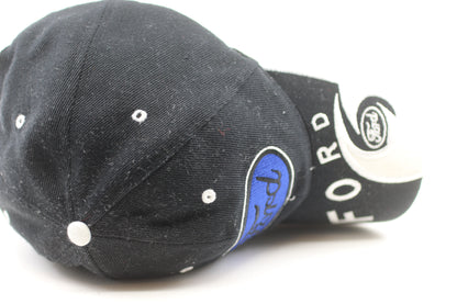 Vintage Ford Racing Logo Cap Black Blue Embroidered Adjustable