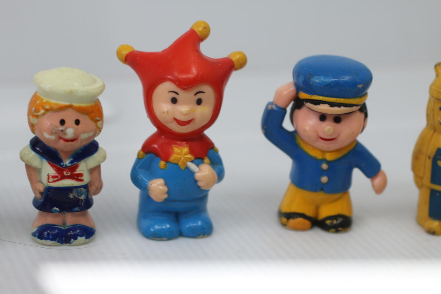 Vintage 1975 Kenner Tree Tots Family jester woman Treehouse Toys lot Figures 8