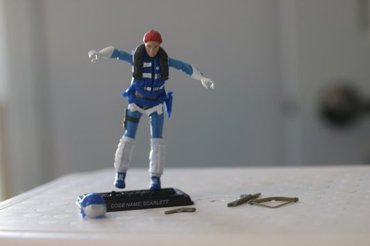 GI Joe Scarlett Action Figure 25th Anniversary 2008 International Loose Complete