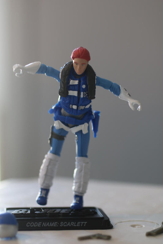 GI Joe Scarlett Action Figure 25th Anniversary 2008 International Loose Complete
