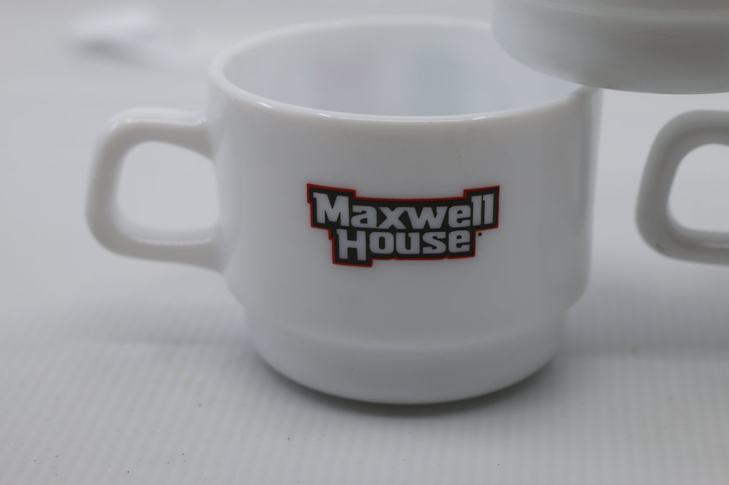 Lot of 3 Arcopal France Set of 3 Maxwell House Small Cappuccino Cups #1