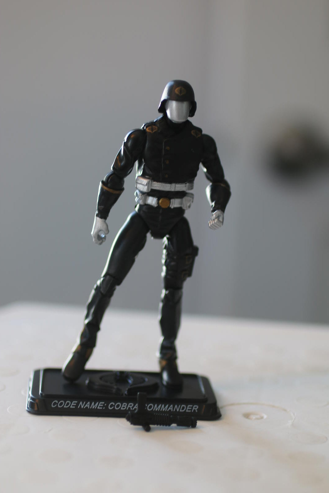 2007 GI JOE 25TH ANNIVERSARY COBRA COMMANDER V26 LOOSE COMPLETE FIGURE