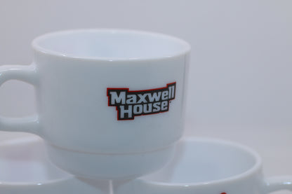 Lot of 3 Arcopal France Set of 3 Maxwell House Small Cappuccino Cups #2 (Copie)
