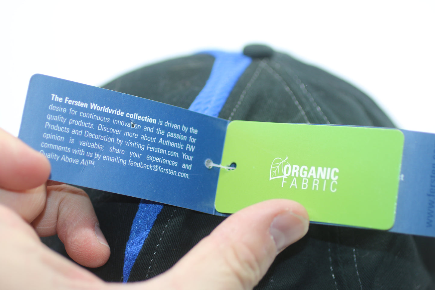 Gree Logo Baseball Cap Black Blue Organic Fabric Adjustable New