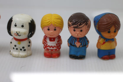 Vintage 1975 Kenner Tree Tots Family dad dog girl Treehouse Toys lot Figures 6