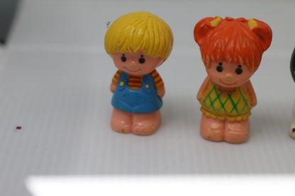 Vintage 1975 Kenner Tree Tots Family dad dog girl Treehouse Toys lot Figures 6