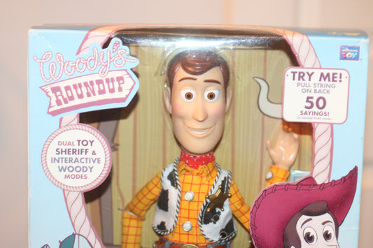 Toy Story Woody Talking Figure w/ Holster – Thinkway Toys Collector Edition – Sealed Box