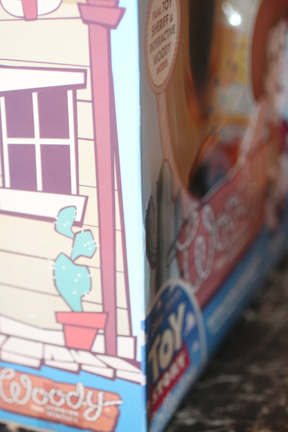 Toy Story Woody Talking Figure w/ Holster – Thinkway Toys Collector Edition – Sealed Box