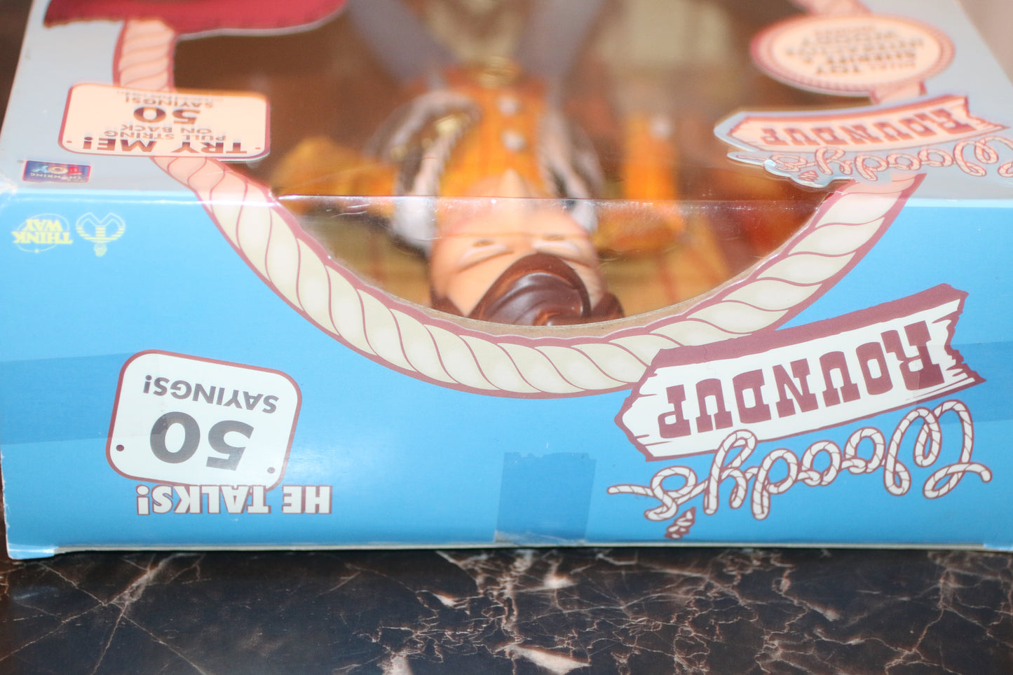 Toy Story Woody Talking Figure w/ Holster – Thinkway Toys Collector Edition – Sealed Box