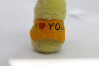 Vintage Bear Pencil Hugger - Yellow Care Bear Gripper Clip On Toy