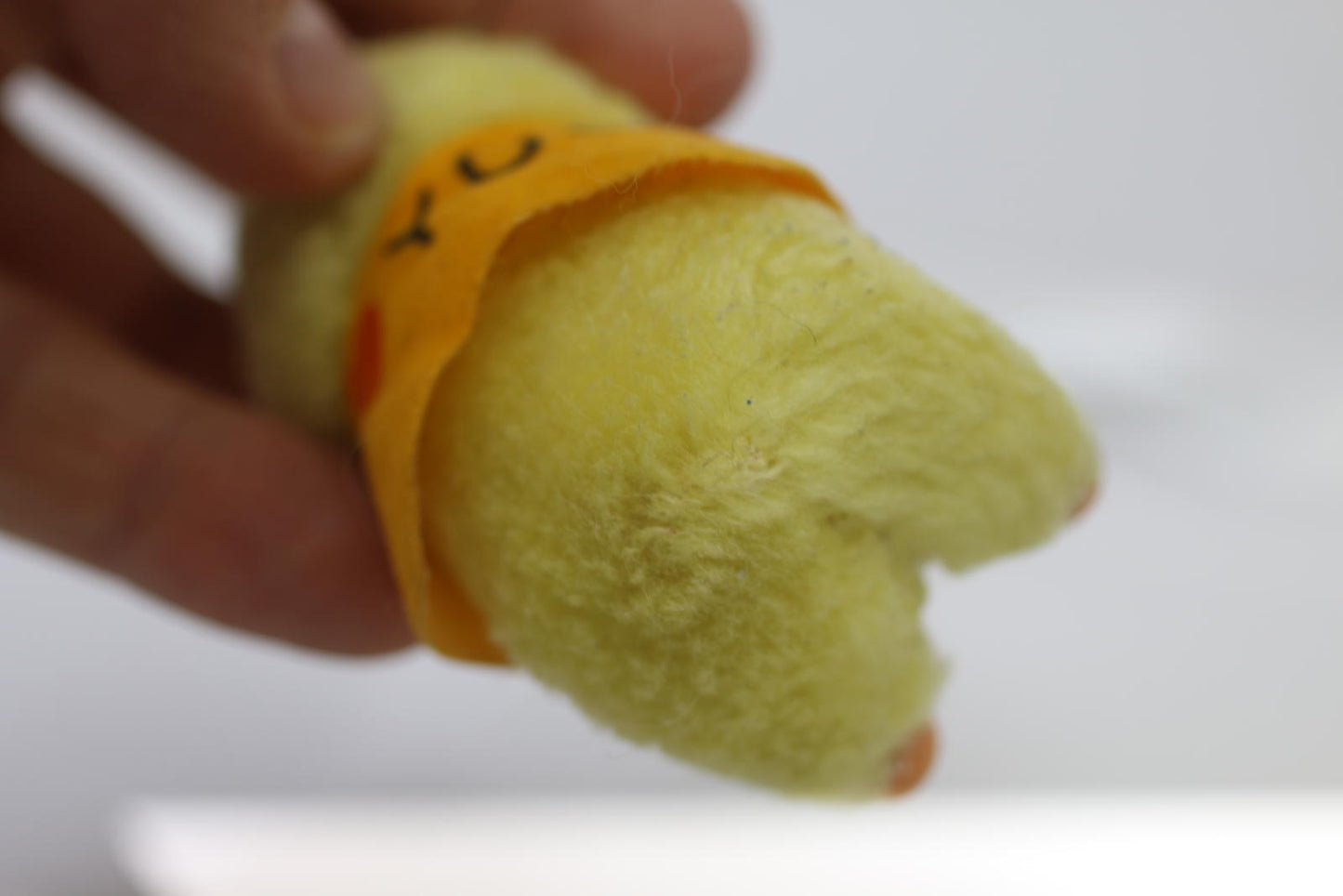 Vintage Bear Pencil Hugger - Yellow Care Bear Gripper Clip On Toy