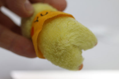 Vintage Bear Pencil Hugger - Yellow Care Bear Gripper Clip On Toy