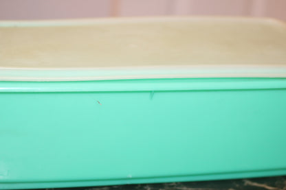 Vtg Tupperware Easy Crisp #782 Jadeite Green Celery Vegetable Keeper 3 Piece Set