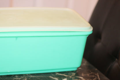 Vtg Tupperware Easy Crisp #782 Jadeite Green Celery Vegetable Keeper 3 Piece Set