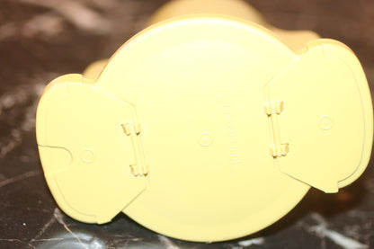 Tupperware Vintage Flip Open Sugar/Creamer Dispenser Harvest Gold c. 1970's