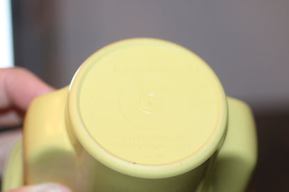 Tupperware Vintage Flip Open Sugar/Creamer Dispenser Harvest Gold c. 1970's