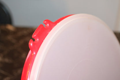 VTG Vintage Tupperware Veggie Divided Platter, #405-1 Red Tupperware TrayVTG Vintage Tupperware Veggie Divided Platter, #405-1 Red Tupperware Tray