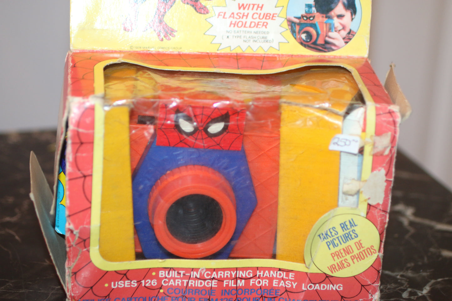 Vintage 1978 Spider-Man Camera Model 8501 Vanity Fair Marvel w/ Original Box