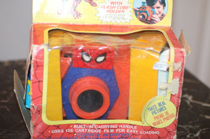 Vintage 1978 Spider-Man Camera Model 8501 Vanity Fair Marvel w/ Original Box
