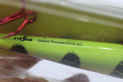 8" Storm Giant Thunderstick 20 Jointed Discontinued Crankbait Musky Lure