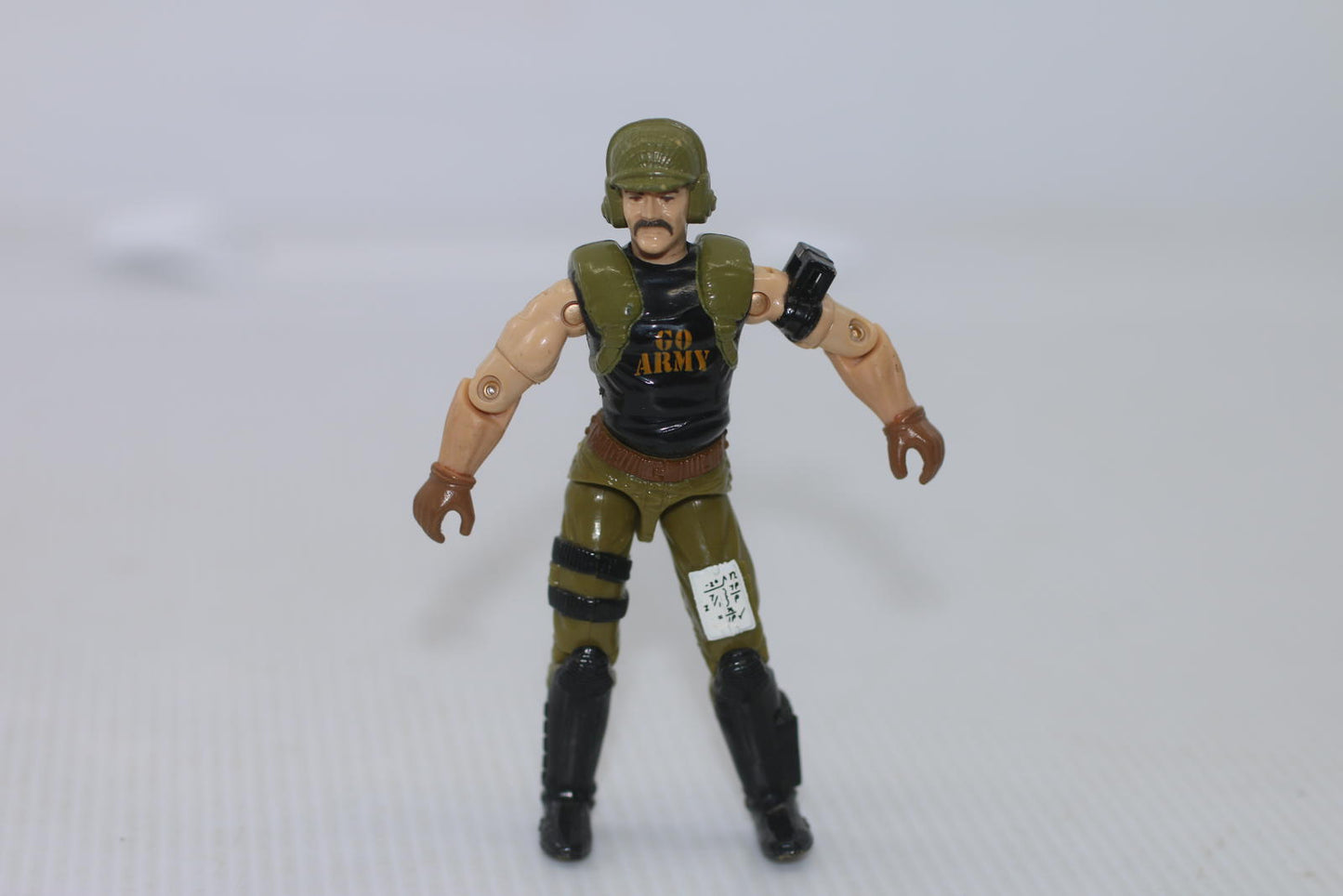 Gi Joe 1989 BACKBLAST V1 3.75” Action Figure Anti-Aircraft Soldier ARAH Vintage