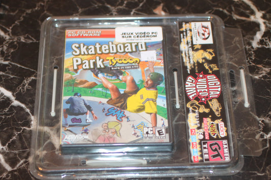 Skateboard Park Tycoon: Back in the USA PC CD-ROM – Factory Sealed Promo Activision