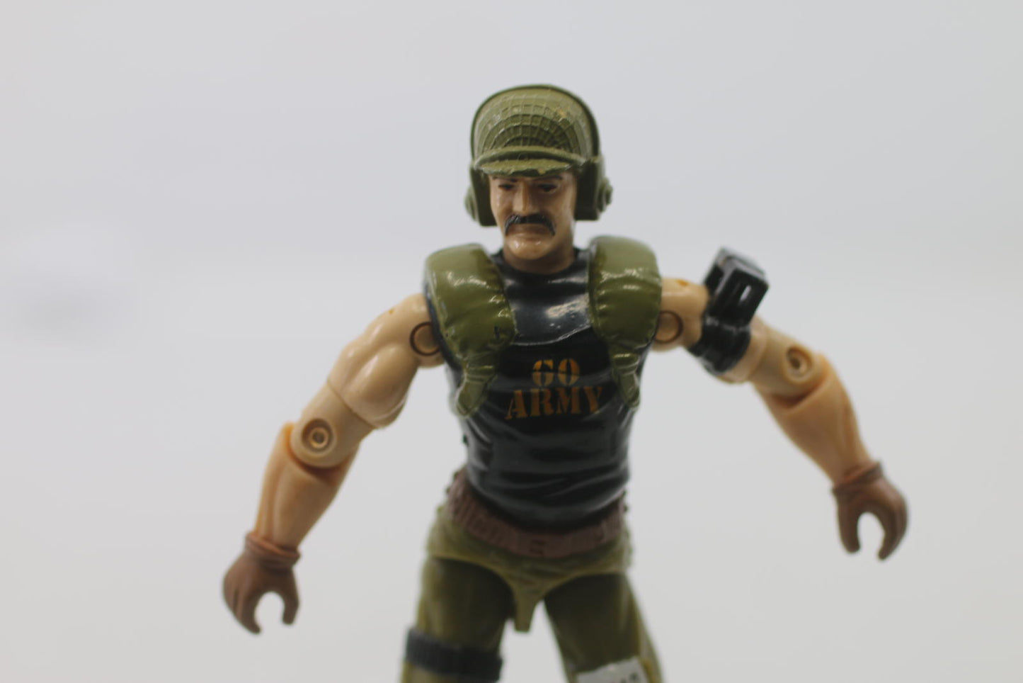 Gi Joe 1989 BACKBLAST V1 3.75” Action Figure Anti-Aircraft Soldier ARAH Vintage