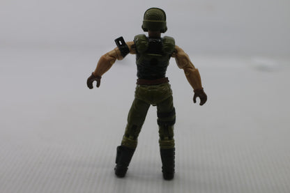 Gi Joe 1989 BACKBLAST V1 3.75” Action Figure Anti-Aircraft Soldier ARAH Vintage