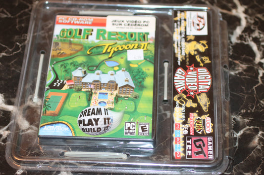 Golf Resort Tycoon II PC CD-ROM – Factory Sealed Promo Clamshell