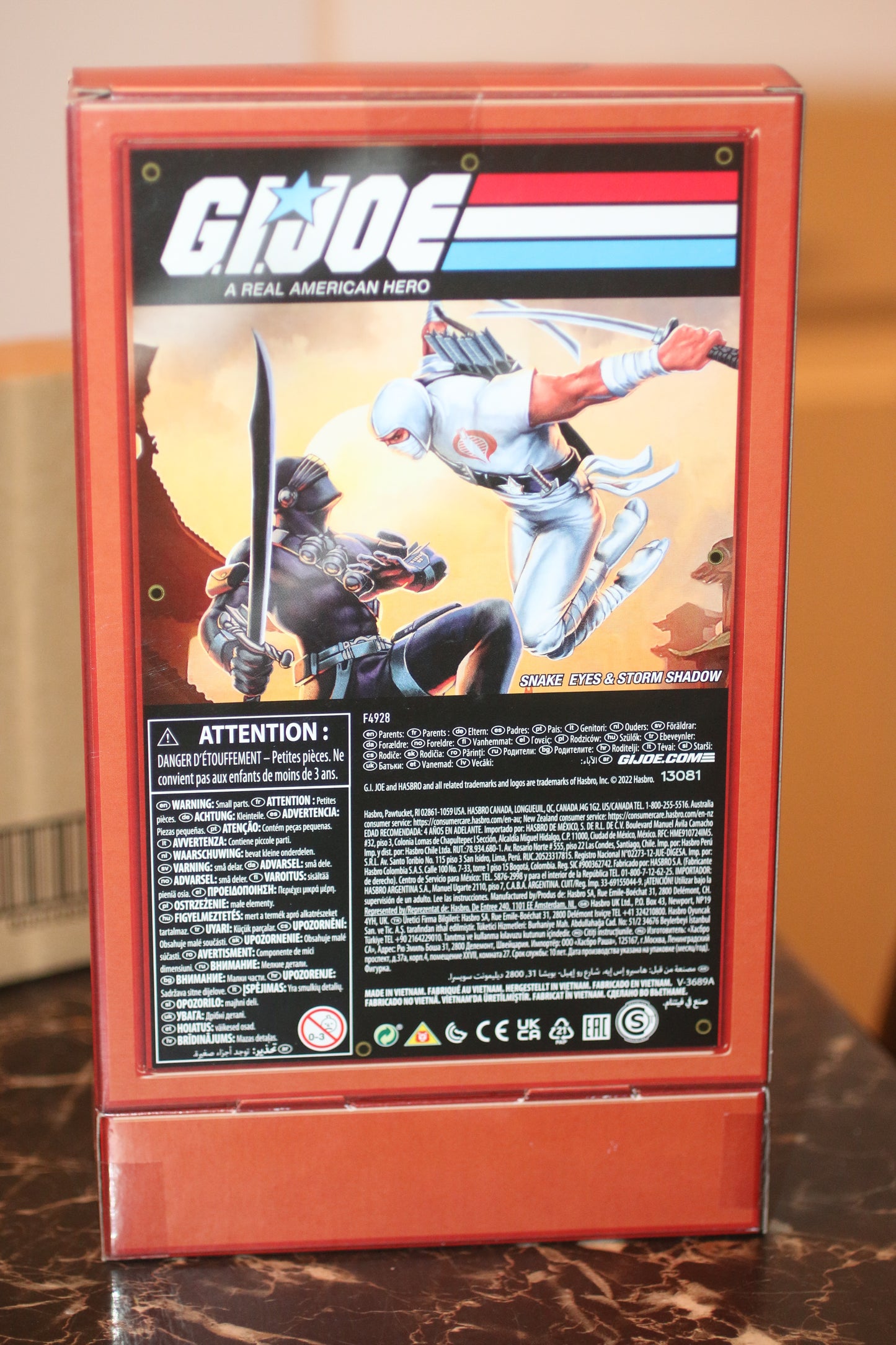 🥷 G.I. Joe: A Real American Hero Snake Eyes & Storm Shadow Hasbro (Sealed)