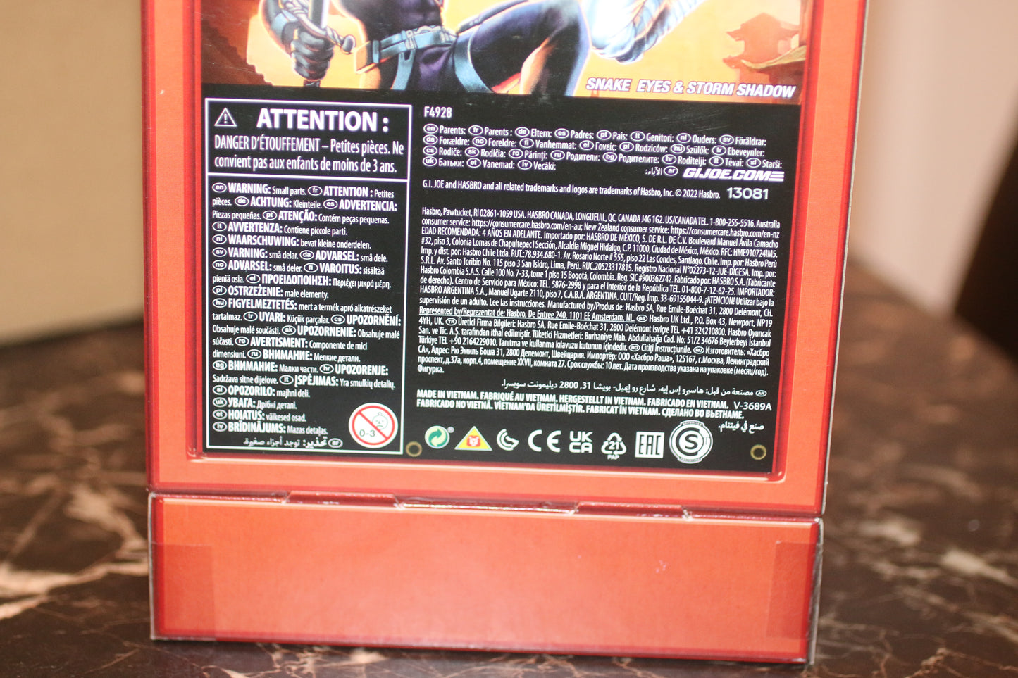 🥷 G.I. Joe: A Real American Hero Snake Eyes & Storm Shadow Hasbro (Sealed)