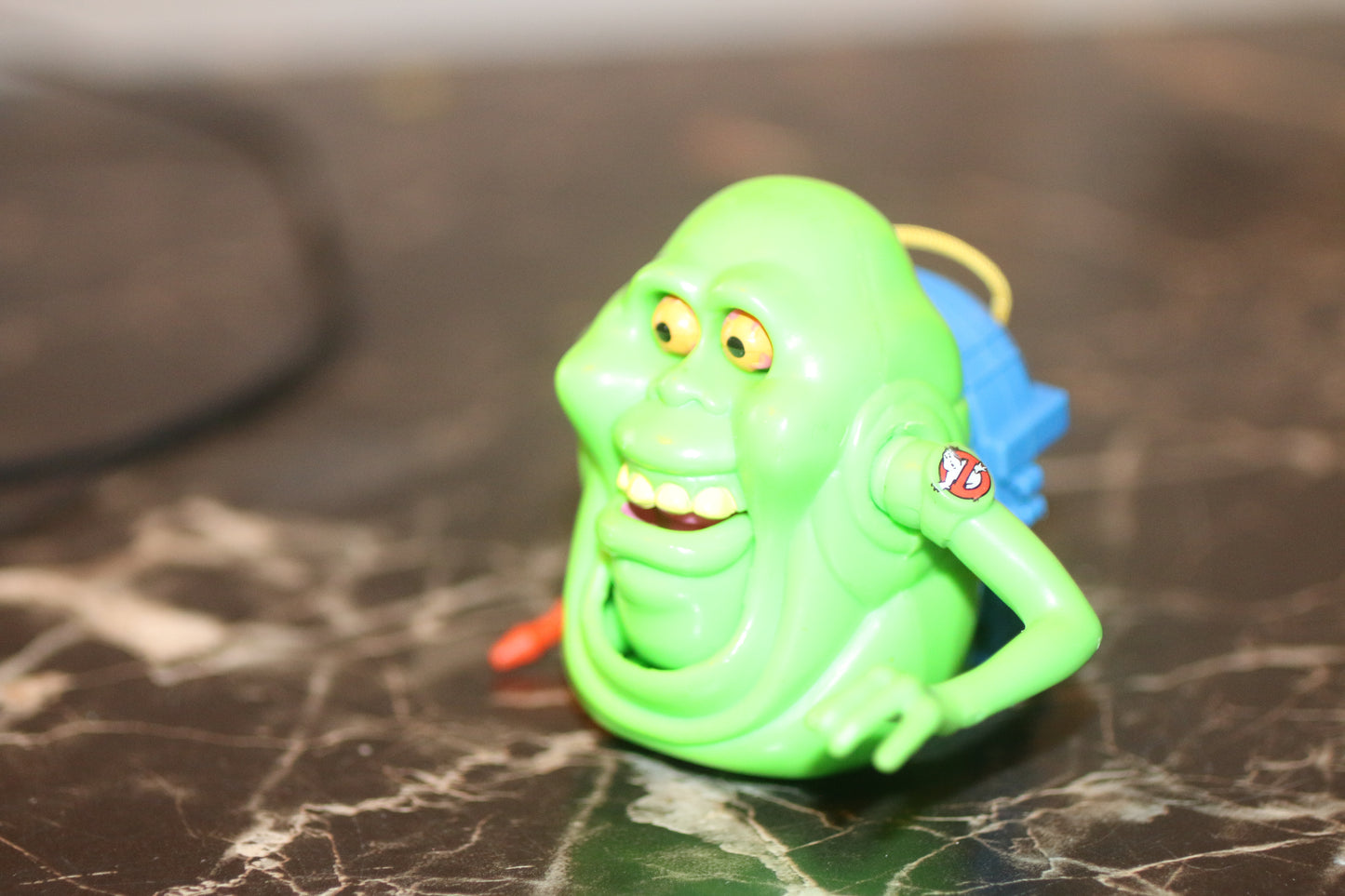 Rare 1989 Kenner Real Ghostbusters GREEN SLIMER + BLUE PROTON PACK