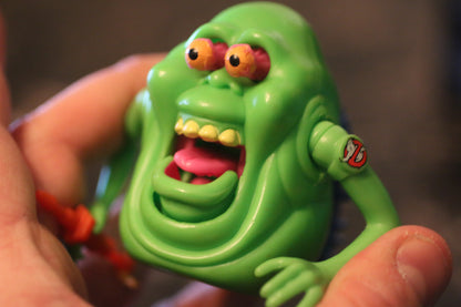 Rare 1989 Kenner Real Ghostbusters GREEN SLIMER + BLUE PROTON PACK