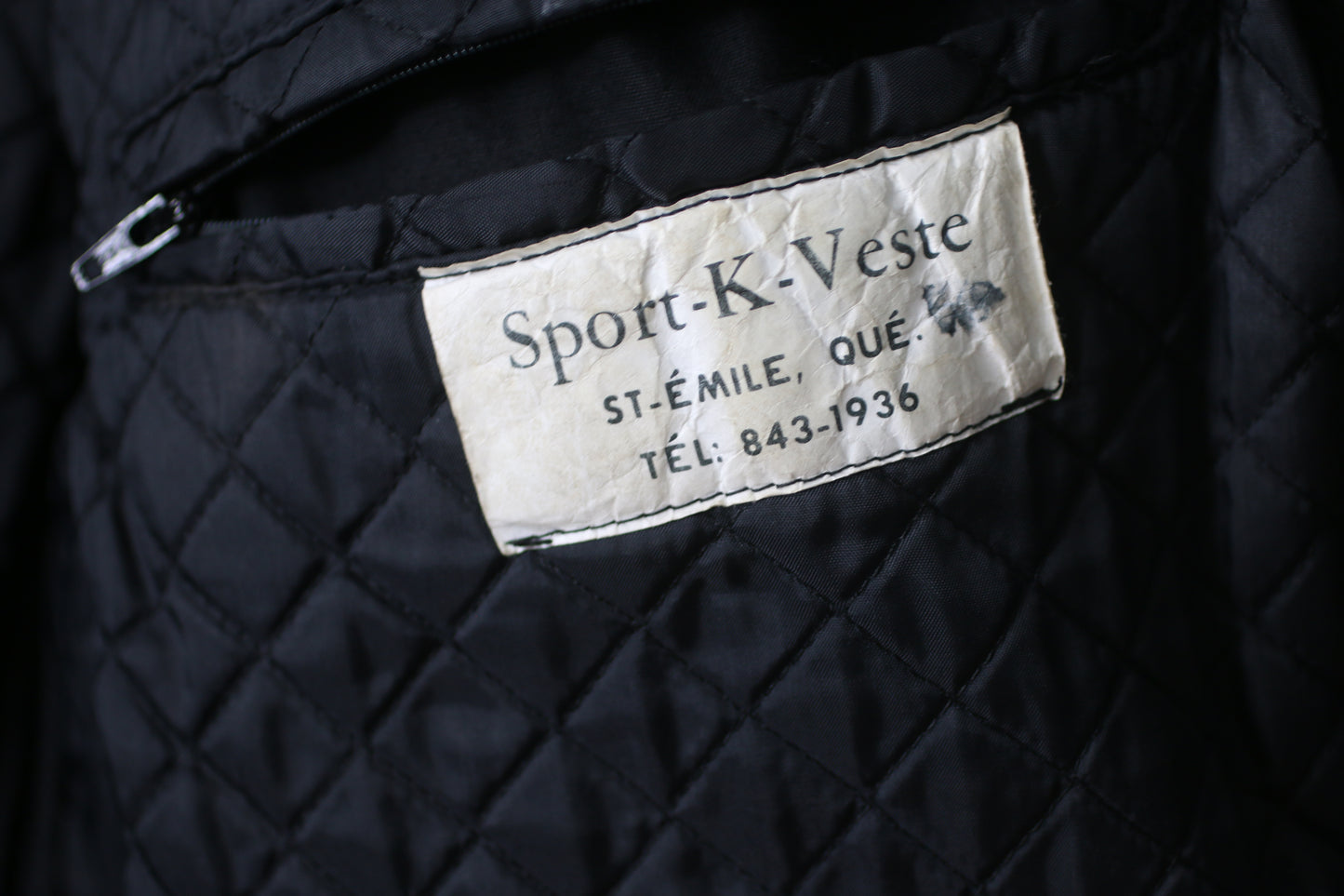 Sport-k-veste Biker leather coat St-Émile, Québec Canada Large