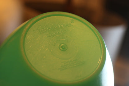 Vintage Tupperware 679 Jadeite Green Crisp-It Lettuce Keeper Bowl Lid No Spike