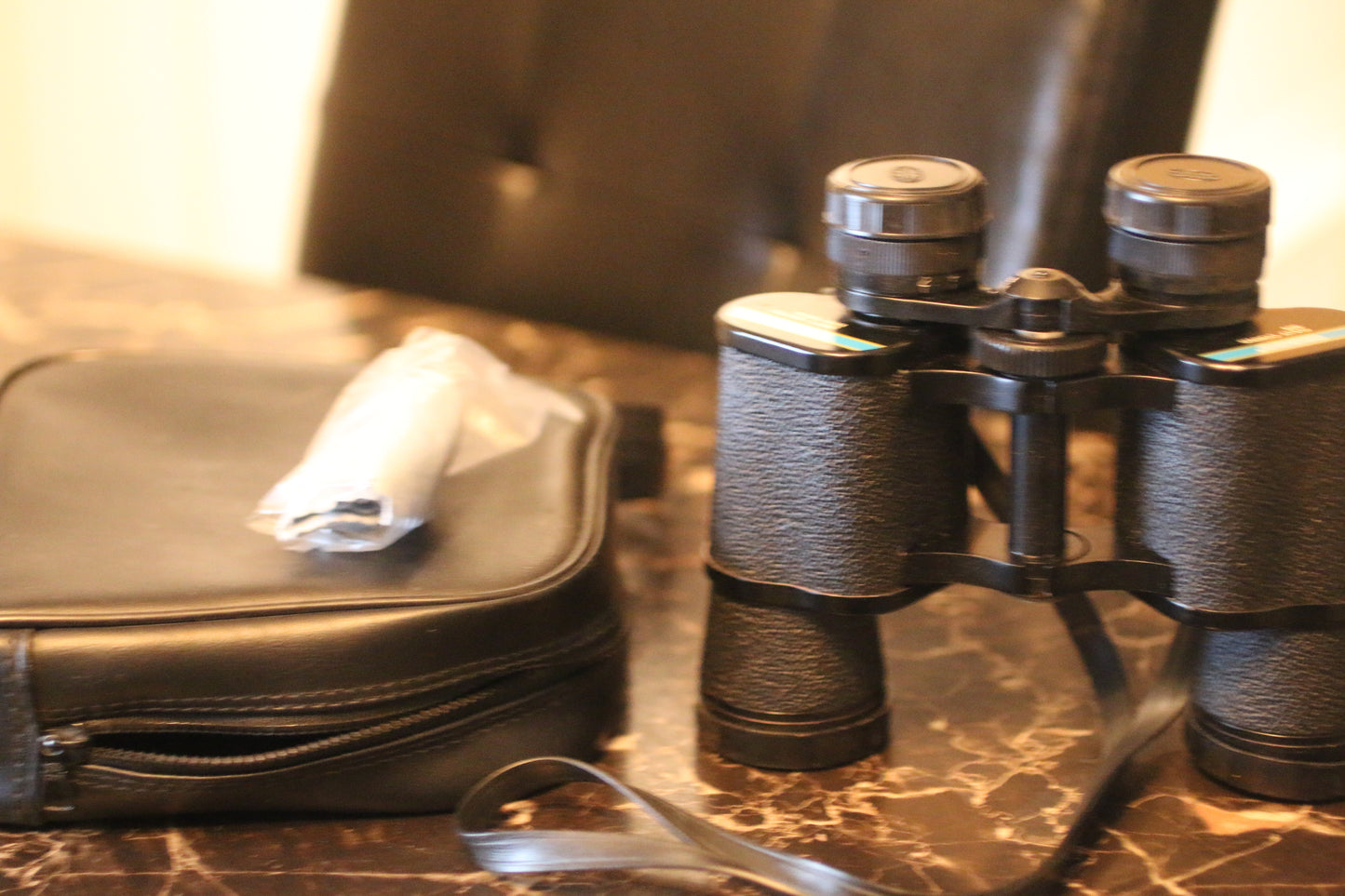 Vintage 7x35 Fully Coated Binoculars w/ Case & Lens Covers – Tested