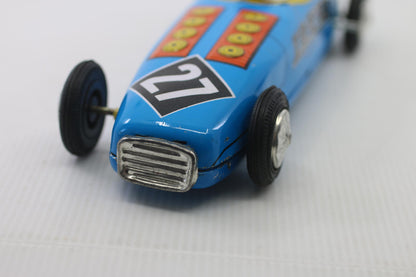 Vintage Lotus 27 Racing Car Wind Up Tin Toy Racing Car NO Key Made In China