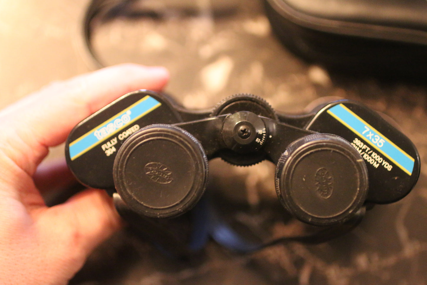 Vintage 7x35 Fully Coated Binoculars w/ Case & Lens Covers – Tested