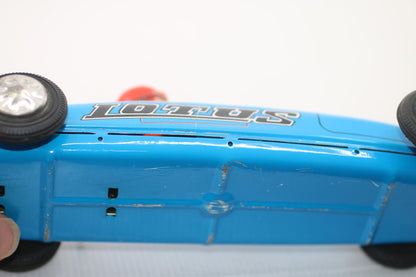 Vintage Lotus 27 Racing Car Wind Up Tin Toy Racing Car NO Key Made In China