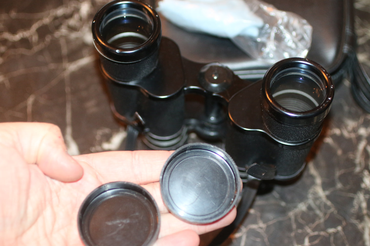 Vintage 7x35 Fully Coated Binoculars w/ Case & Lens Covers – Tested