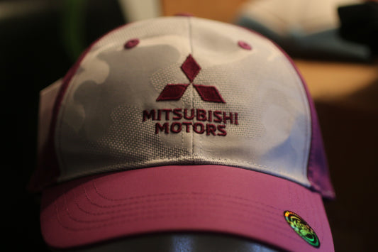 Mitsubishi Motors Racing Snapback Hat Purple Pink – Fast Eddie Racewear – New w/ Tags